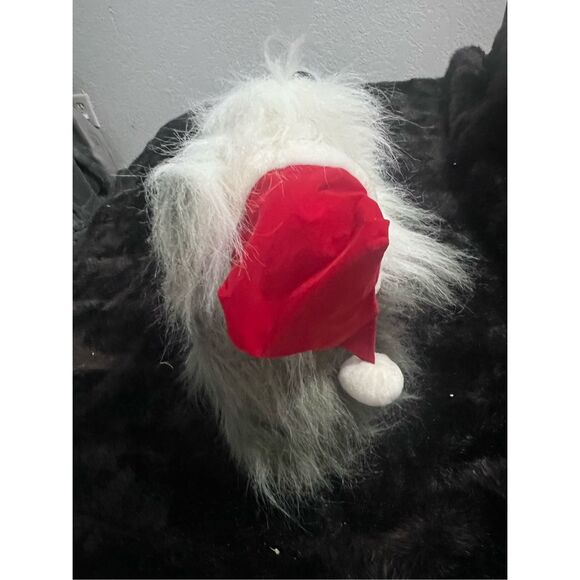 Gemmy Sheepdog Musical Animated Christmas Plush Dog Santa Hat Moving Toy - Picture 4 of 4